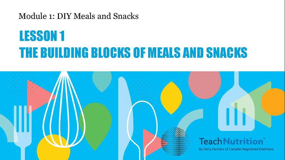 DIY Meals and Snacks Slide Decks